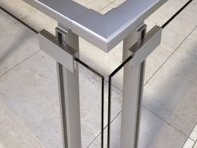 Aluminijumska staklena ograda LX18