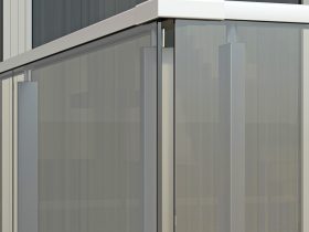 Aluminijumska staklena ograda SL14